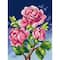 Orchidea Needlepoint Canvas For Halfstitch Without Yarn Pink Roses - Printed Tapestry Canvas
